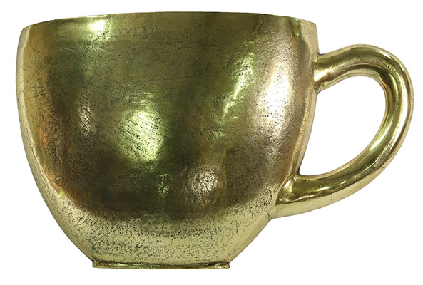 Wall Hanging Brass Cup - Click Image to Close